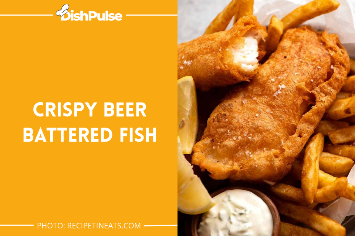 The Best Fish and Chips With Crispy Batter Simple Recipe (VIDEO) The Best Fish and Chips With Crispy Batter Simple Recipe (VIDEO)
