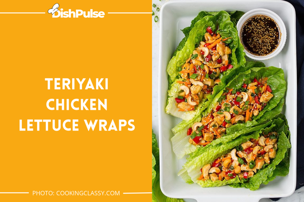 Teriyaki Chicken Lettuce Wraps