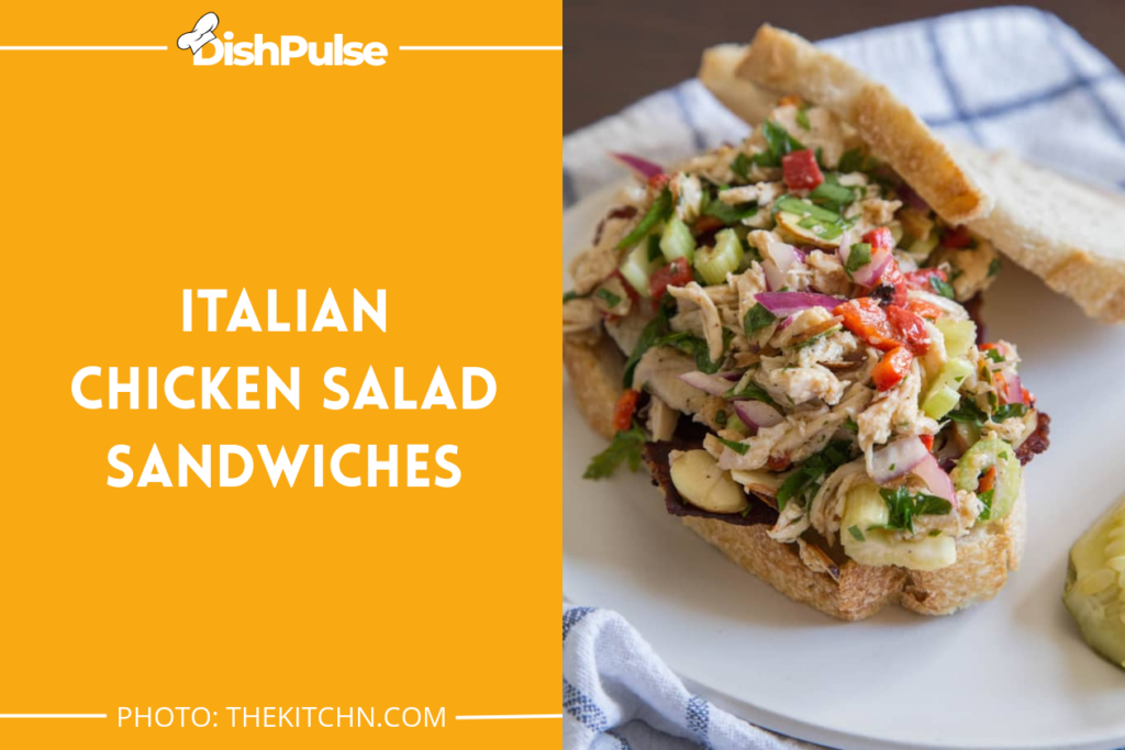 Italian Chicken Salad Sandwiches