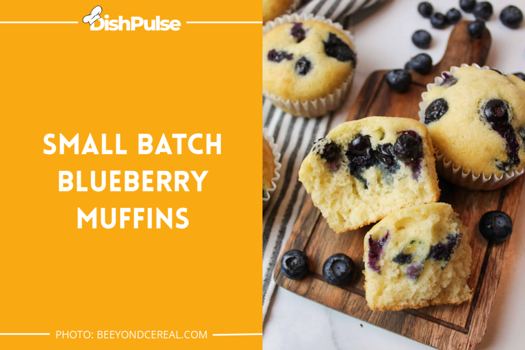 Small Batch Blueberry Muffins