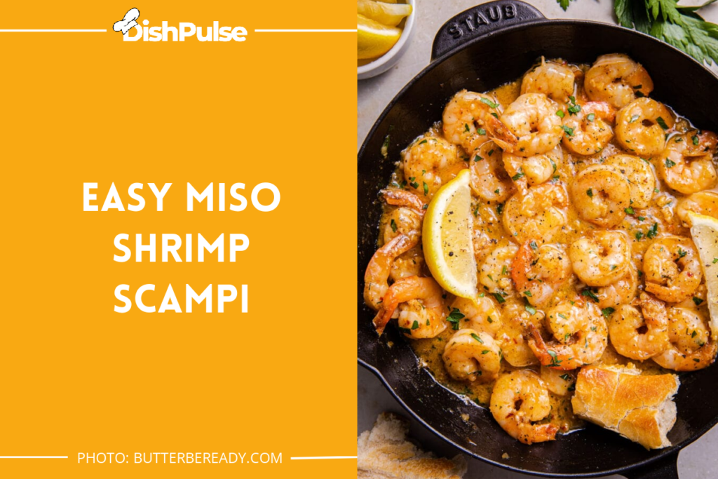Easy Miso Shrimp Scampi