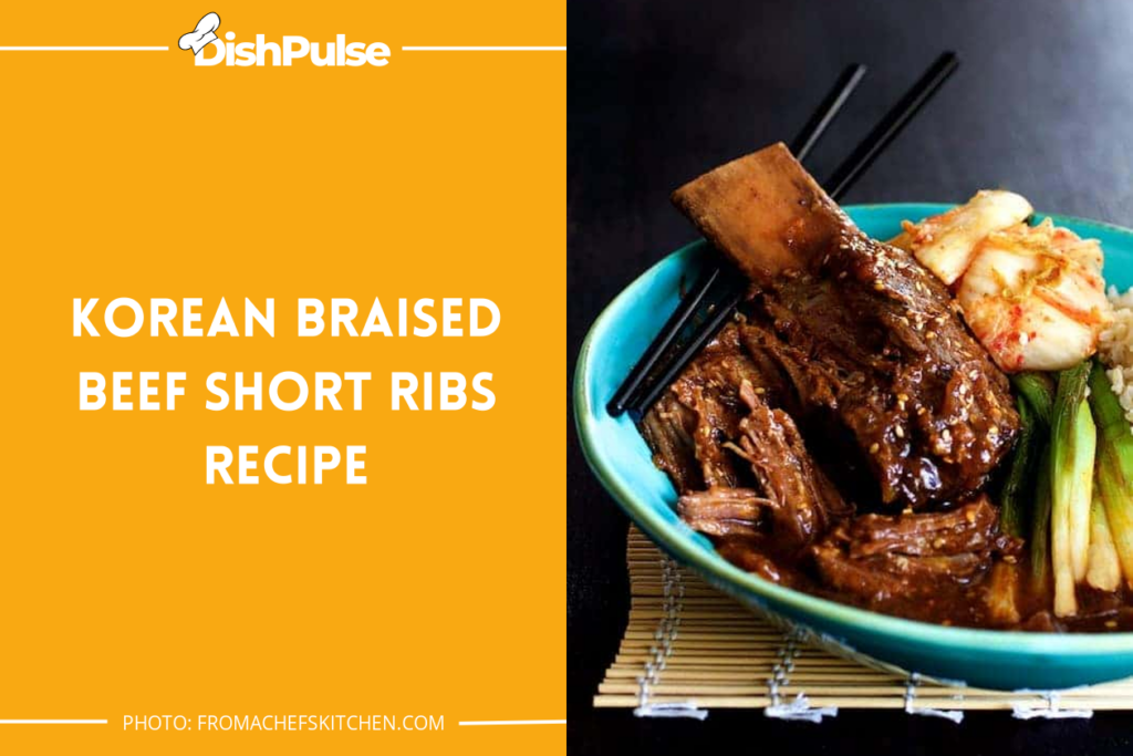 Korean Braised Beef Short Ribs Recipe