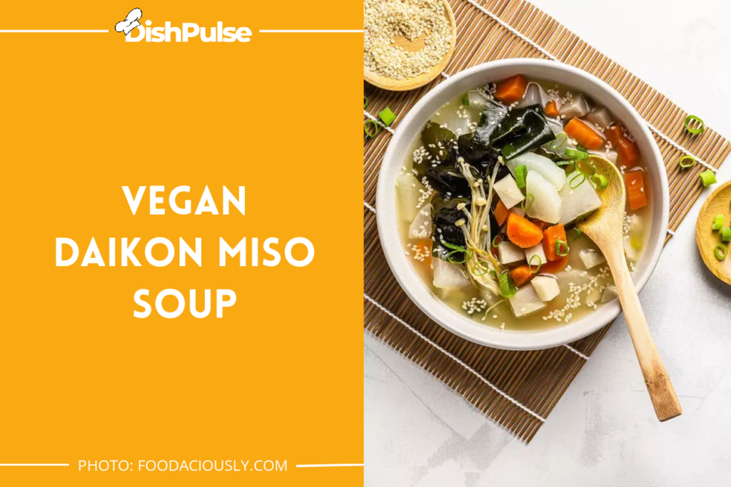 Vegan Daikon Miso Soup