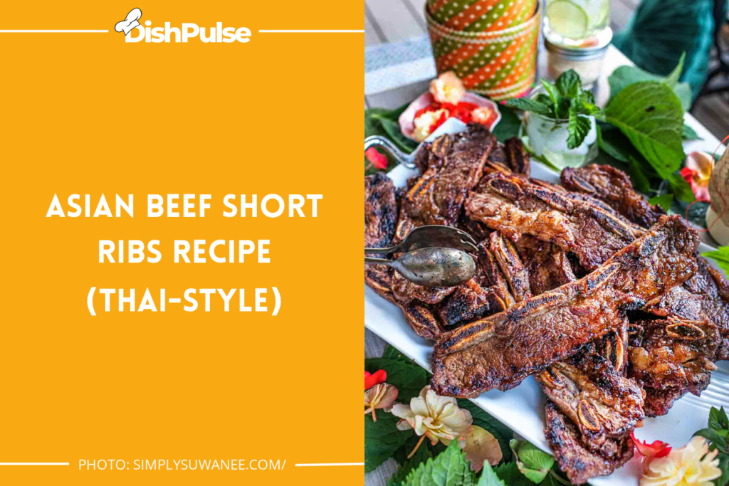 Asian Beef Short Ribs Recipe (Thai-style)
