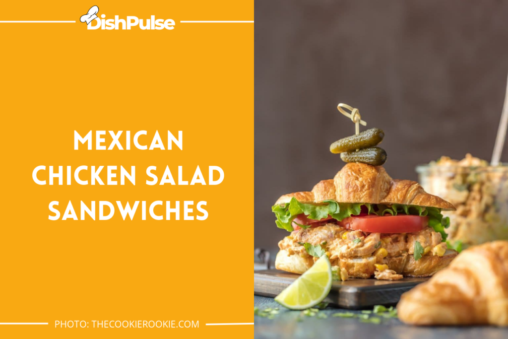 Mexican Chicken Salad Sandwiches