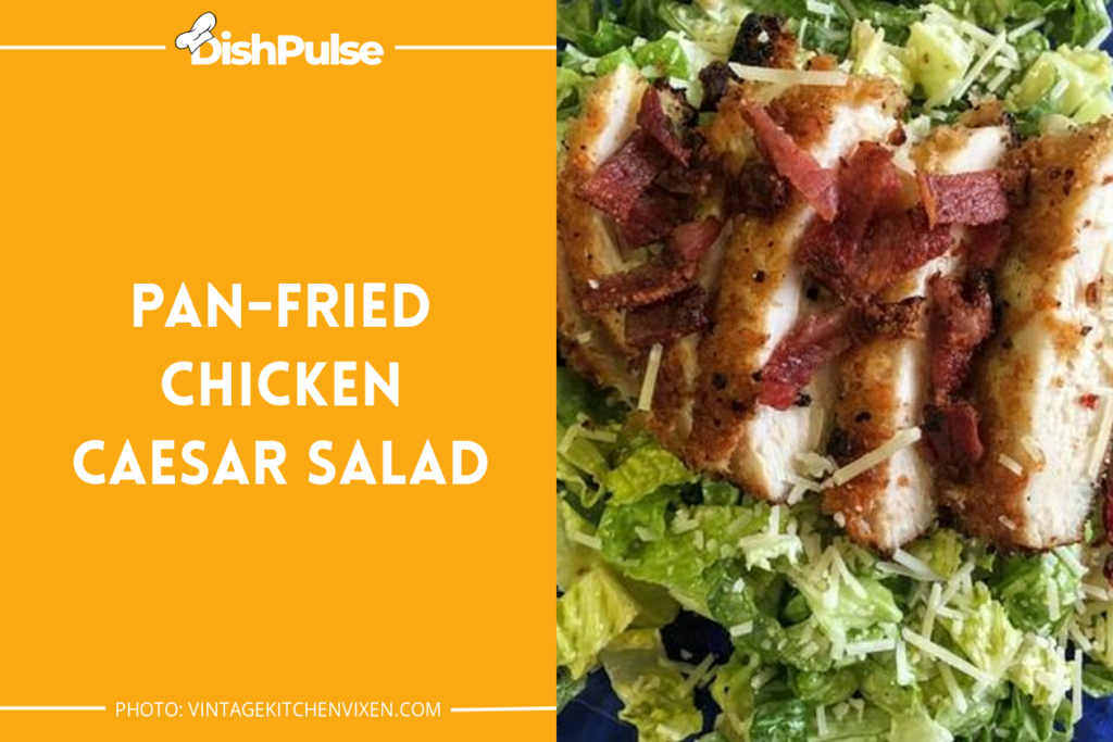 Pan-fried Chicken Caesar Salad
