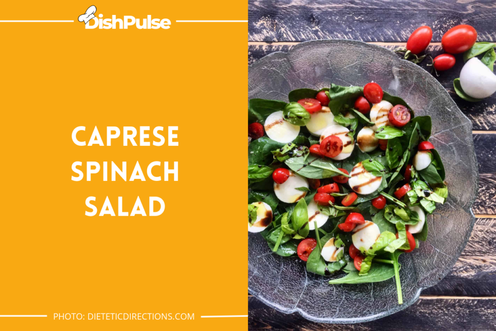Caprese Spinach Salad