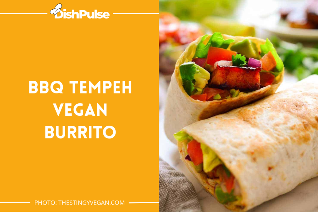 BBQ Tempeh Vegan Burrito