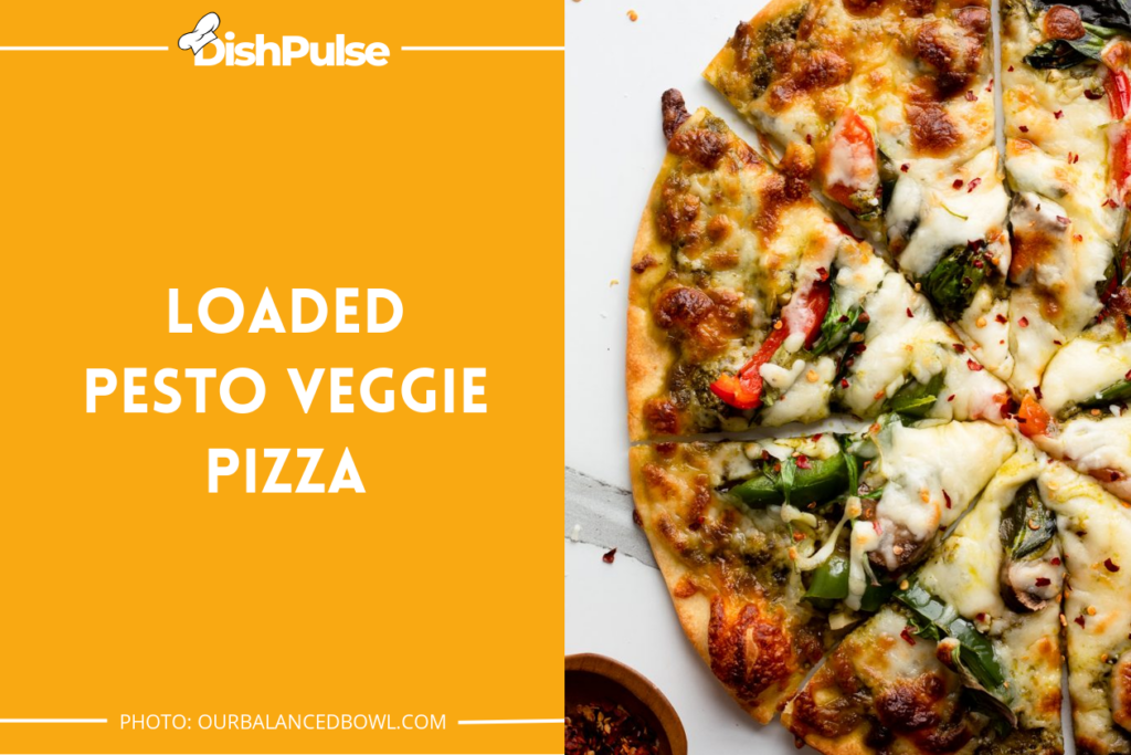 Loaded Pesto Veggie Pizza
