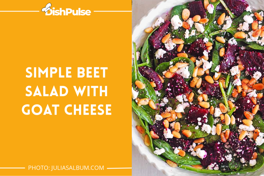 Simple Beet Salad with Goat Cheese