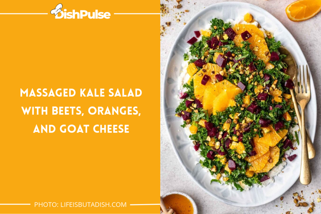 Massaged Kale Salad With Beets, Oranges, And Goat Cheese