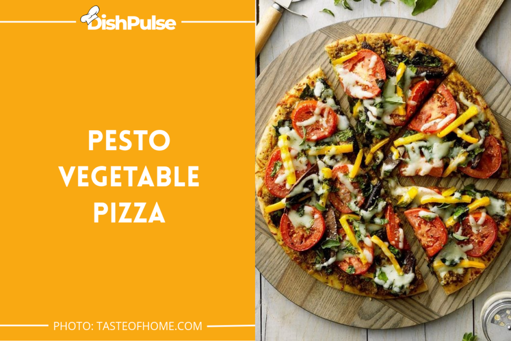 Pesto Vegetable Pizza