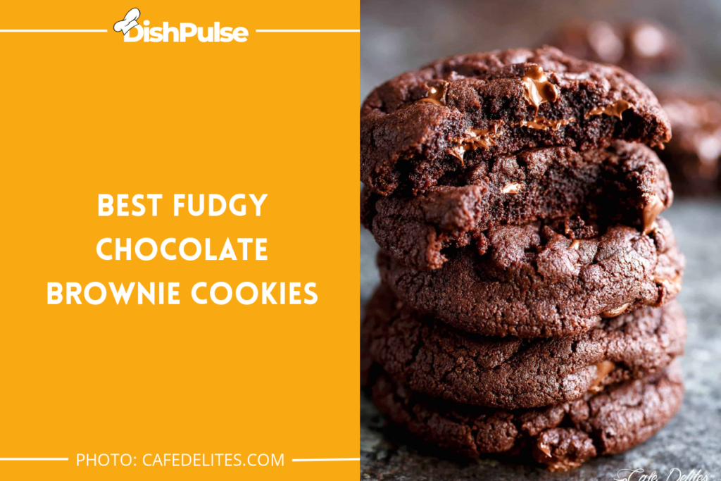 Best Fudgy Chocolate Brownie Cookies