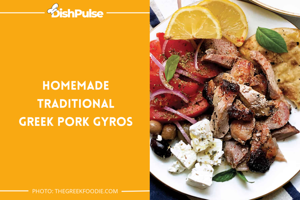 Homemade Greek Chicken Gyro Recipe