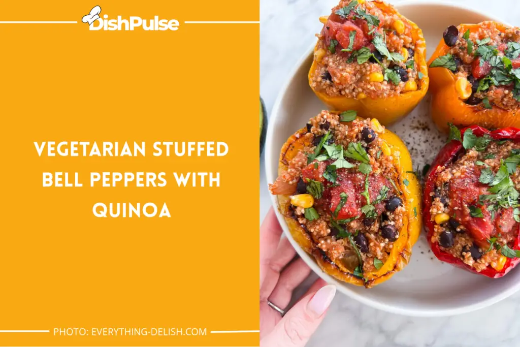 Vegetarian Stuffed Bell Peppers with Quinoa