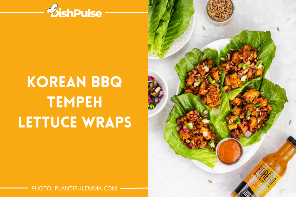 Korean BBQ Tempeh Lettuce Wraps