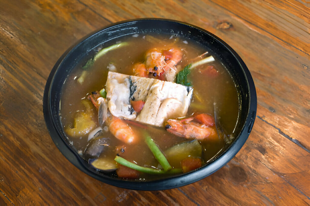 Tamarind Shrimp and Salmon Soup Recipe