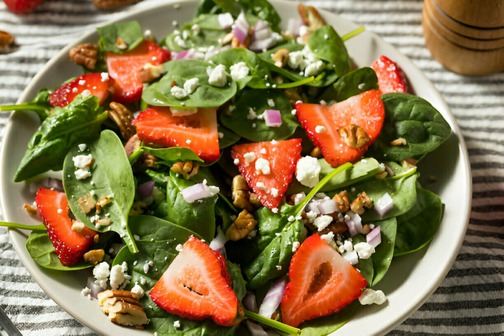Spinach Strawberry Salad Recipe