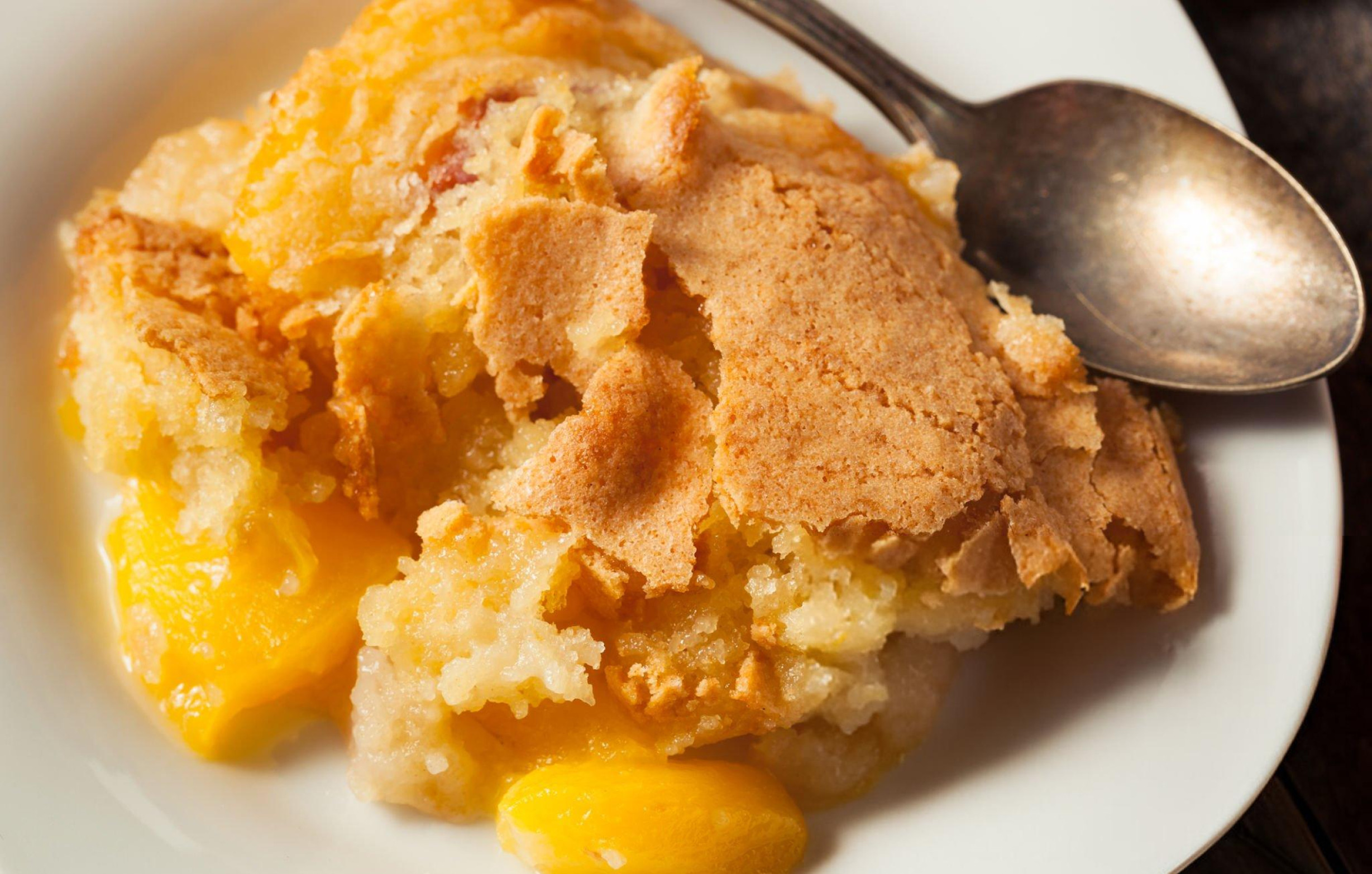 Peach Dump Cake Recipe