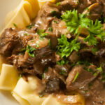Beef Stroganoff with Egg Noodles Recipe