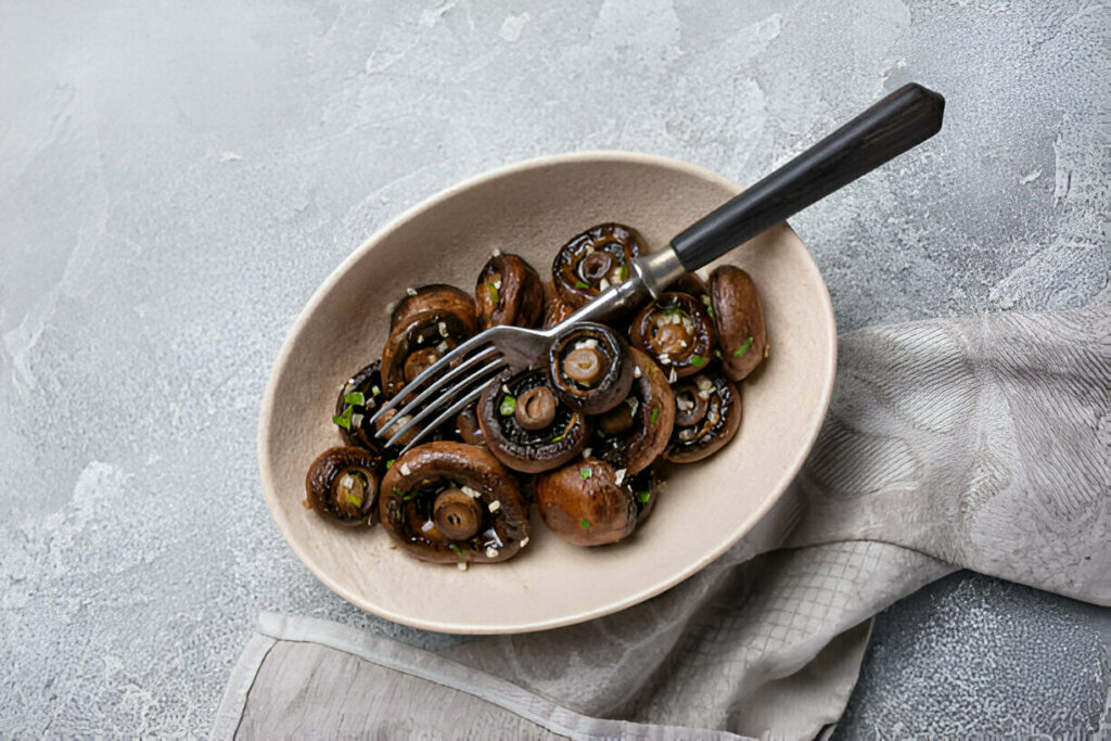 Steakhouse Mushrooms Recipe