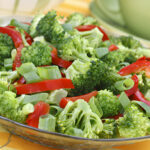 Broccoli with Sauteed Red Pepper Recipe