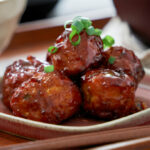 Sticky Honey Garlic Meatballs Recipe
