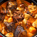 Roasted Grass Fed Beef Burgundy with Stew Cubes Recipe
