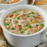 Creamy Leftove Chicken Soup Recipe