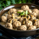 Creamy Swedish Meatballs with Mushrooms Recipe