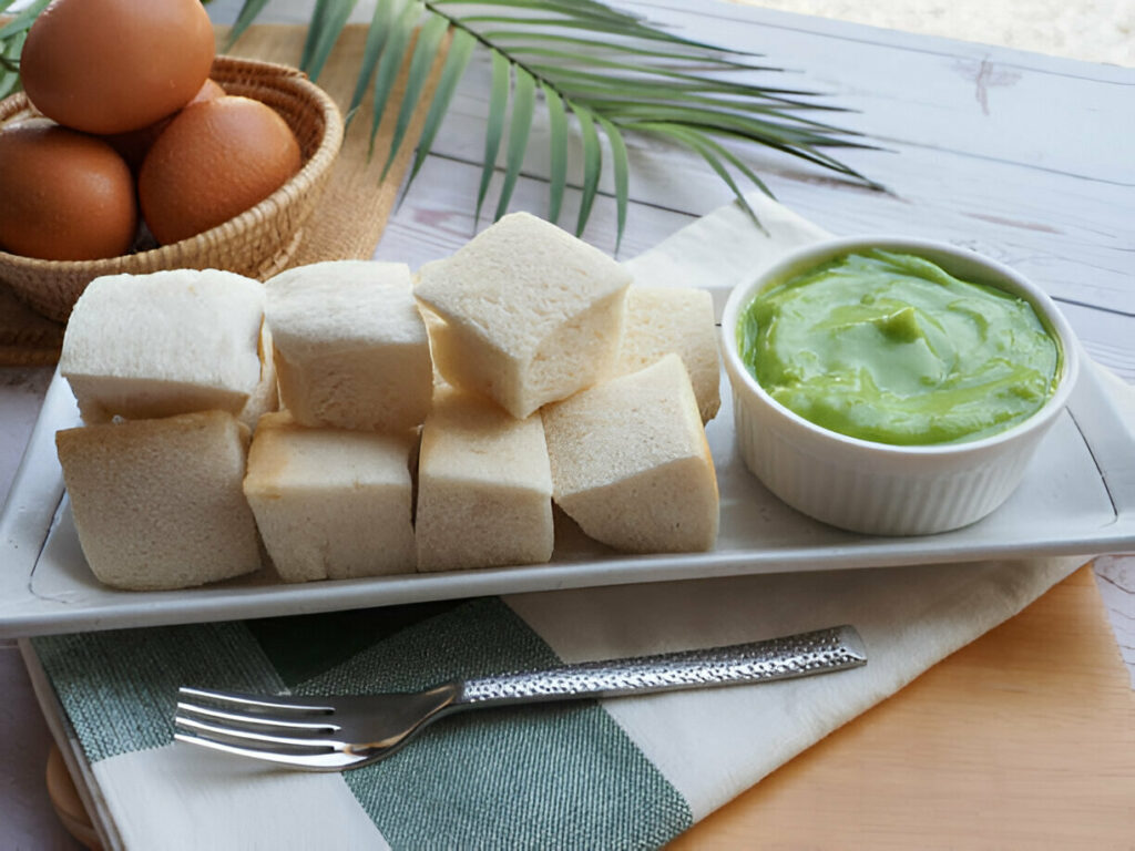 Pandan Coconut Custard Recipe