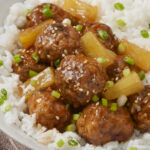 Sweet and Sour Pineapple Meatballs Recipe