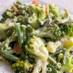 Steamed Mixed Vegetables with Sour Cream Recipe