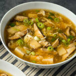 Hot and Sour Soup with Tofu and Mushrooms Recipe