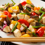 Fried Chicken with Tender Vegetables Recipe