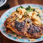 Lamb Chops with Bulgur and Broccoli Recipe