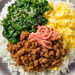 Sanshoku Soboro Donburi Recipe