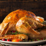 Roast Turkey with Stuffing and Vegetables Recipe