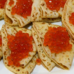 Pancakes with Salmon Caviar Recipe