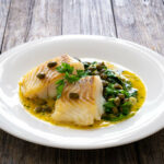 Baked Fish with Butter-Caper Sauce Recipe