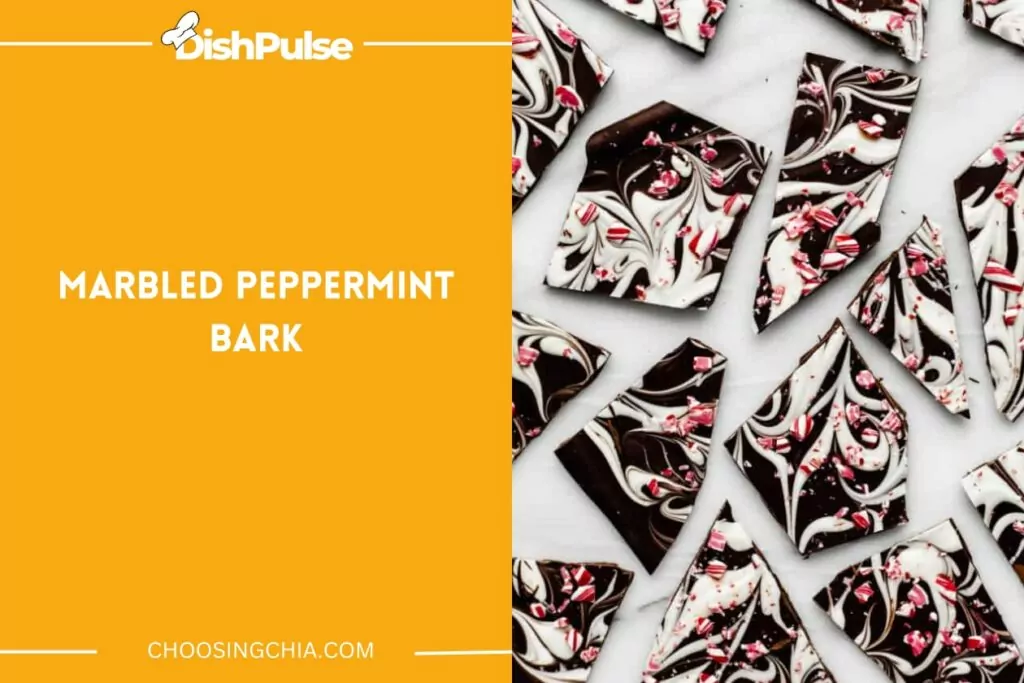 Marbled Peppermint Bark