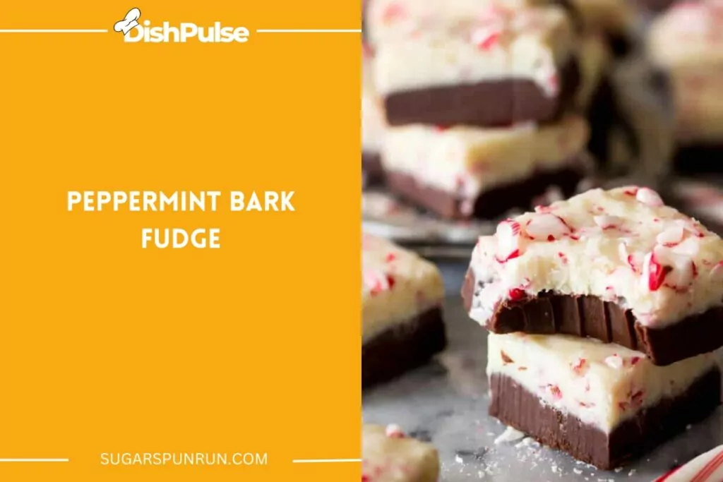 Peppermint Bark Fudge