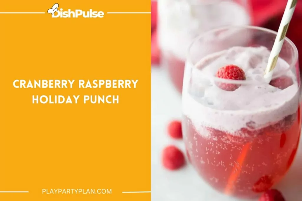 Cranberry Raspberry Holiday Punch