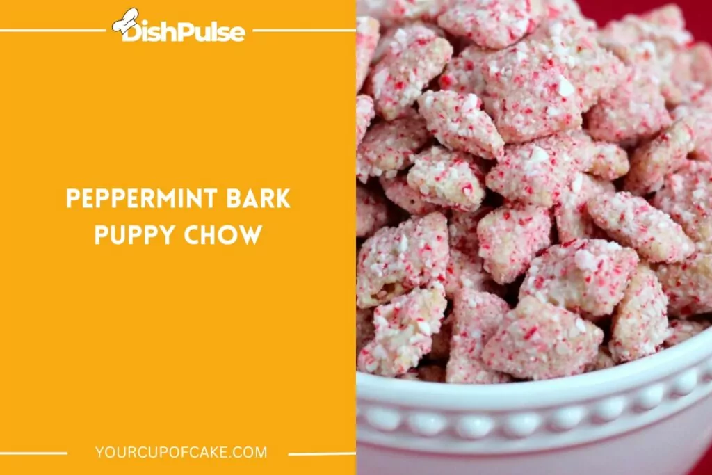 Peppermint Bark Puppy Chow