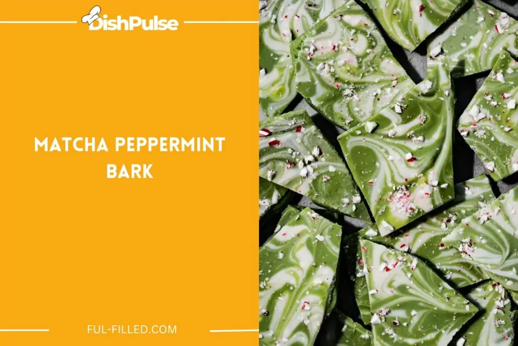 Matcha Peppermint Bark