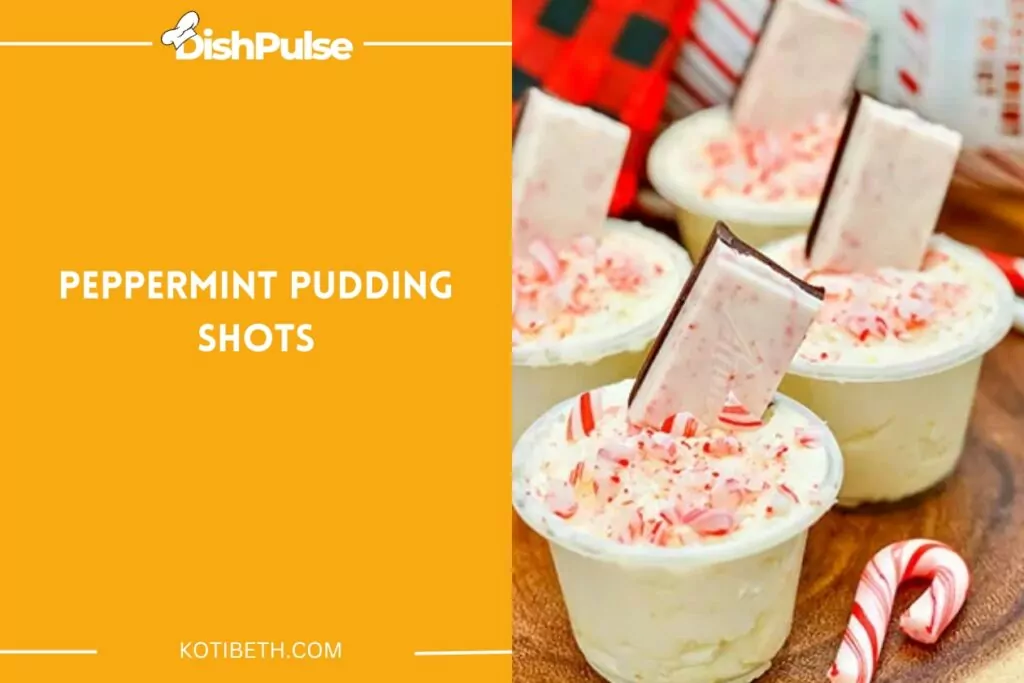 Peppermint Pudding Shots