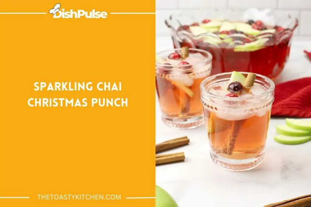 Sparkling Chai Christmas Punch