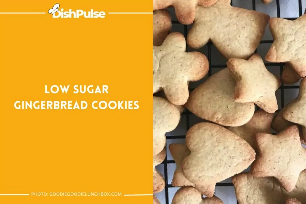 Low Sugar Gingerbread Cookies