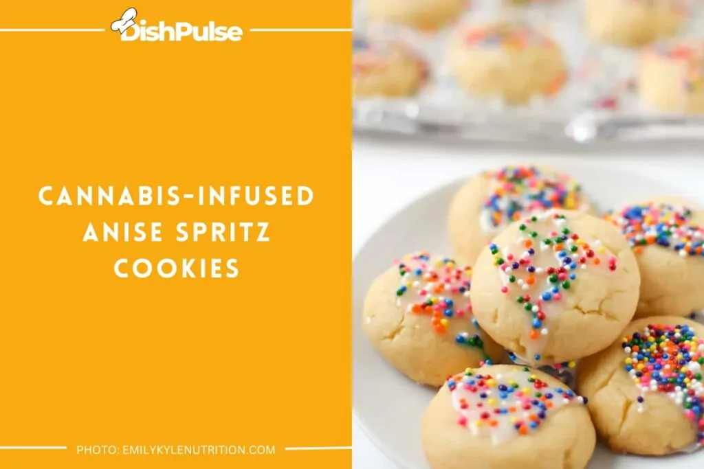 Cannabis-Infused Anise Spritz Cookies
