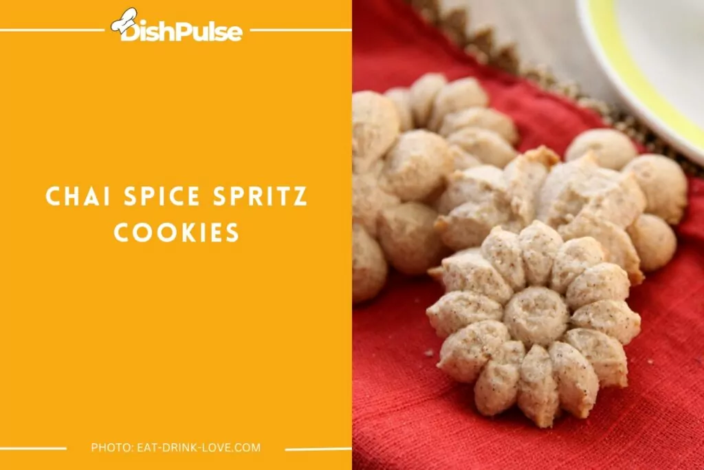 Chai Spice Spritz Cookies